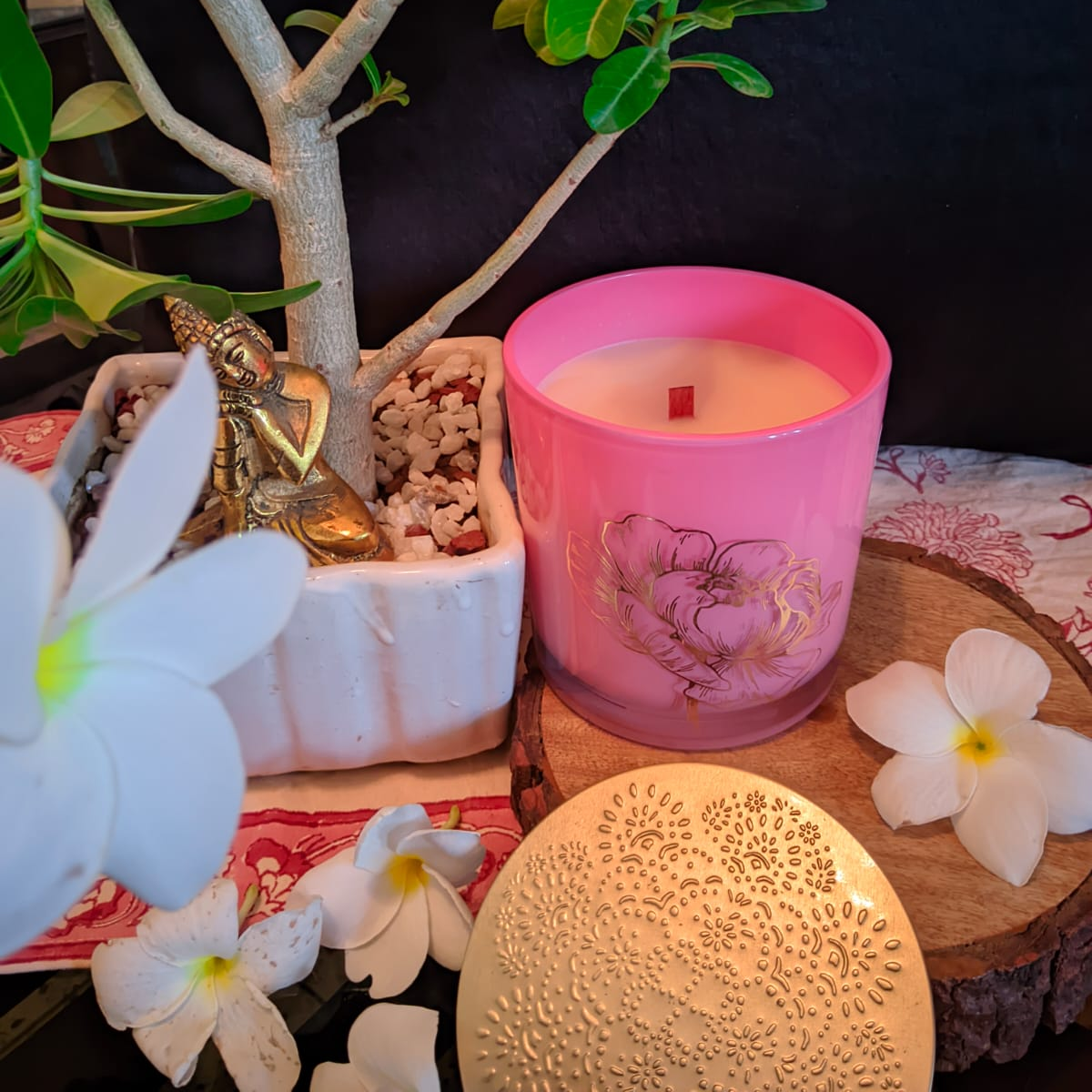 850ml Scented Glass Jar Candle Mogra