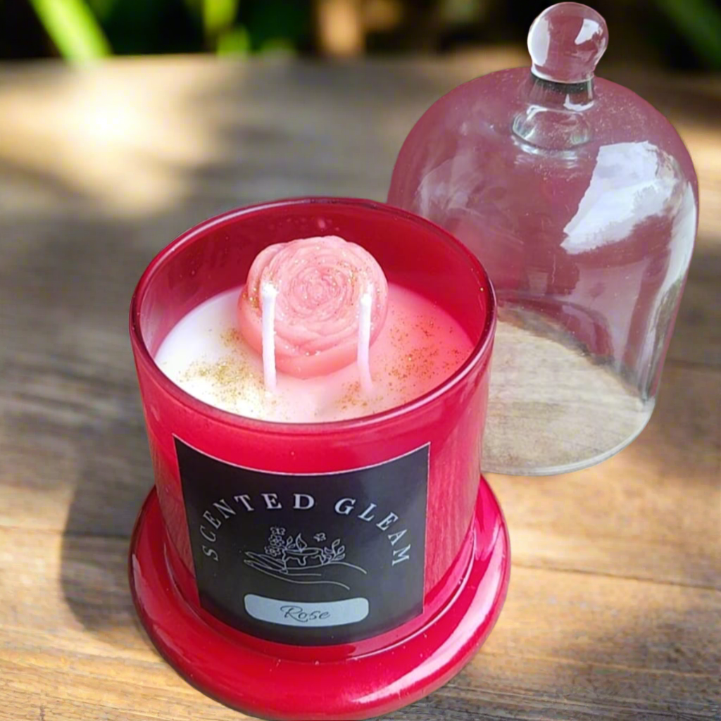 Bell Jar Scented Candle Rose
