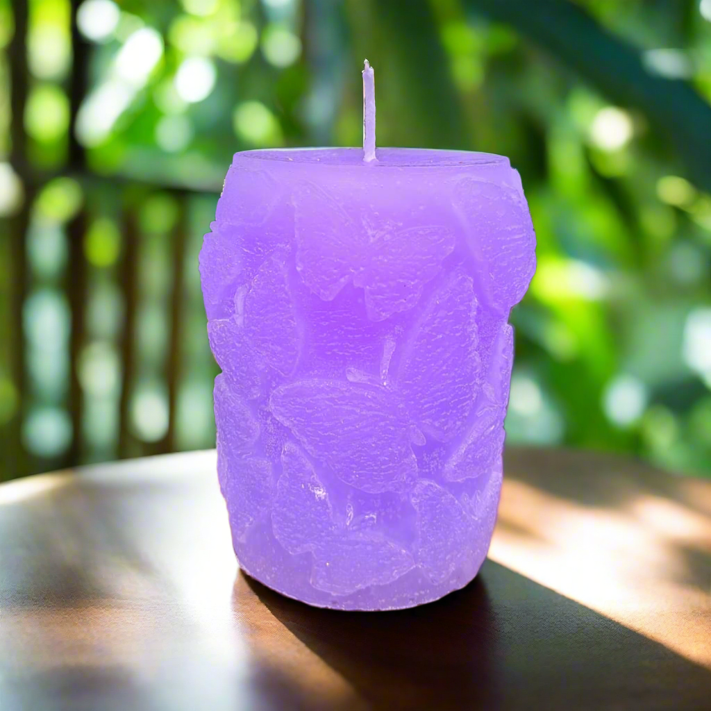 Butterfly Design Scented Candle Lavender