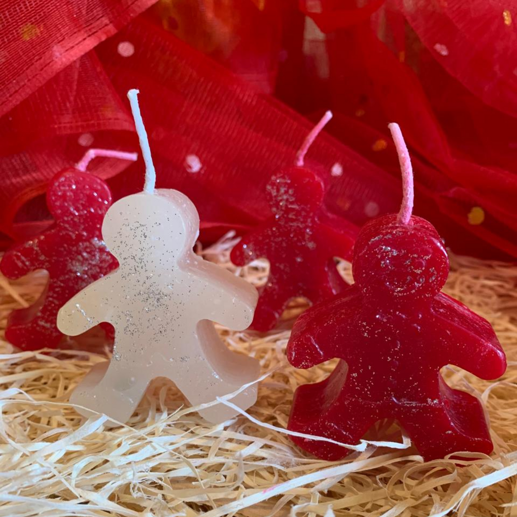 Christmas Gingerman Scented Candle1