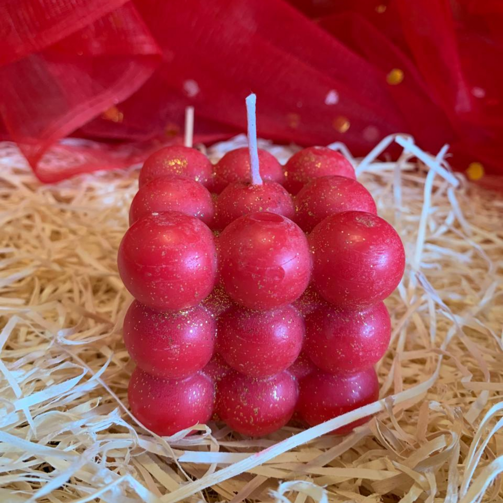 Christmas  Bubble Scented Candle
