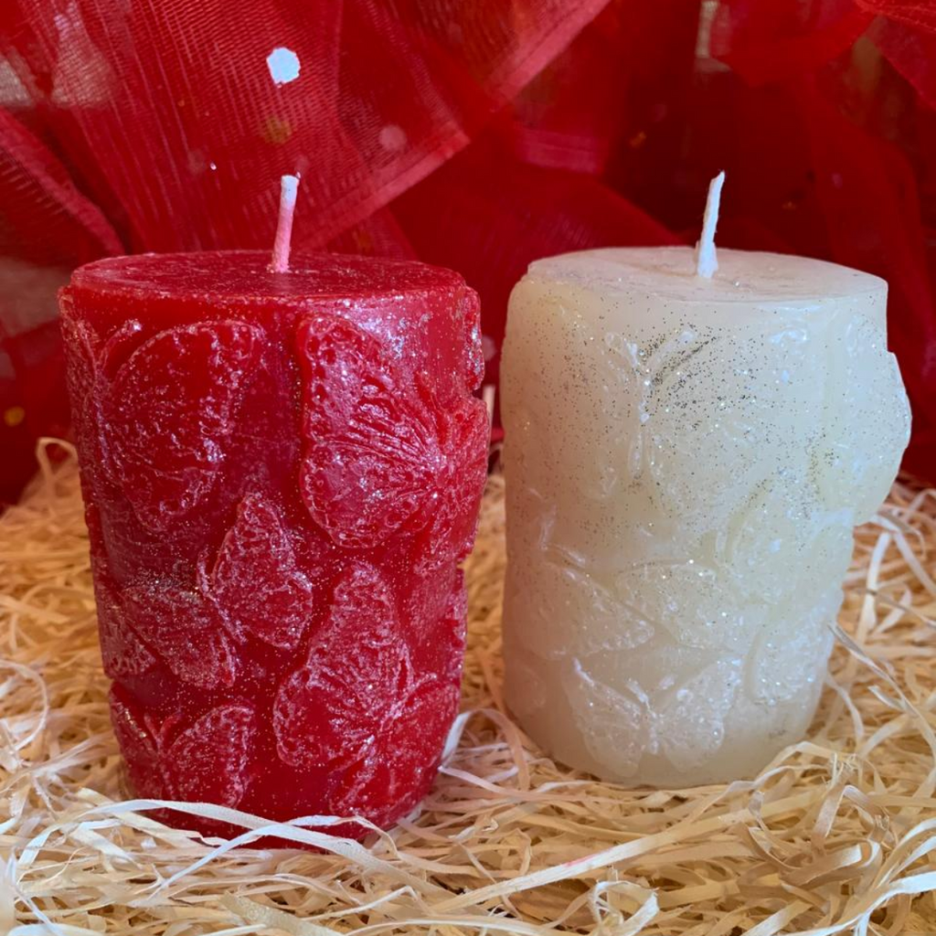 Christmas  Butterfly Scented Candle