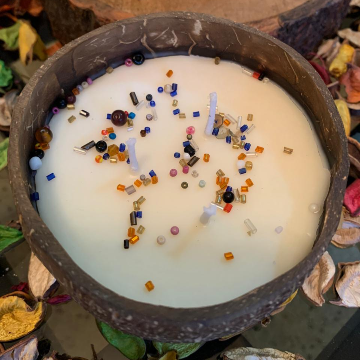 Coconut Shell Scented Candle Neroli