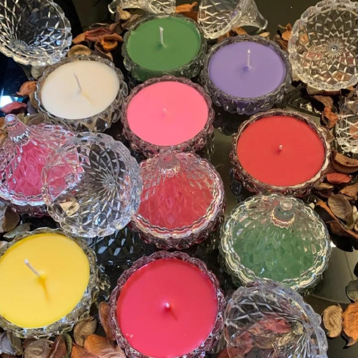 Crystal Drop Shaped Scented Candle