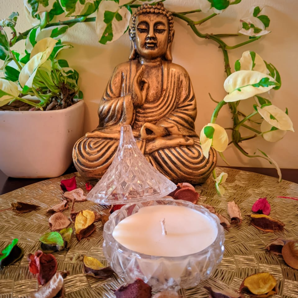 Crystal Drop Shaped Scented Candle Jasmine