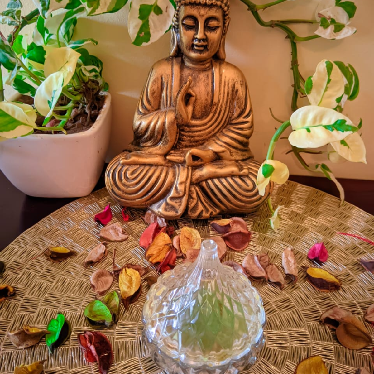 Crystal Drop Shaped Scented Candle Lemongrass