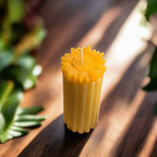 Designer Ribbed Scented Pillar candle - Pack of 1