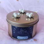 Designer Tin Box Scented Candle Lemongrass1