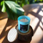 Frosted Scented Glass Jar Candle Mogra