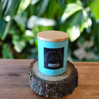 Frosted Scented Glass Jar Candle Jasmine