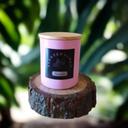 Frosted Scented Glass Jar Candle Jasmine