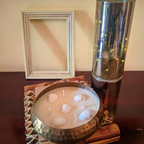 Hammered Metal Urli Scented Candle Vanilla