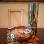 Hammered Metal Urli Scented Candle Rosemary1