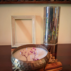 Hammered Metal Urli Scented Candle Lavender