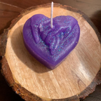 Heart Shaped Scented Candle Lavender