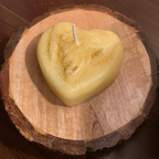 Heart Shaped Scented Candle Lemon