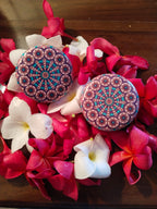 Mandala Art Tin Scented Candle Purple