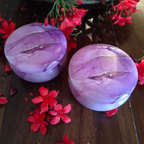 Mandala Tin Box Scented Candle Purple