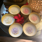 Yellow Metal Jar Scented Candle - Pack of 2