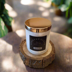 Premium Glass Jar Scented Candle Lavender