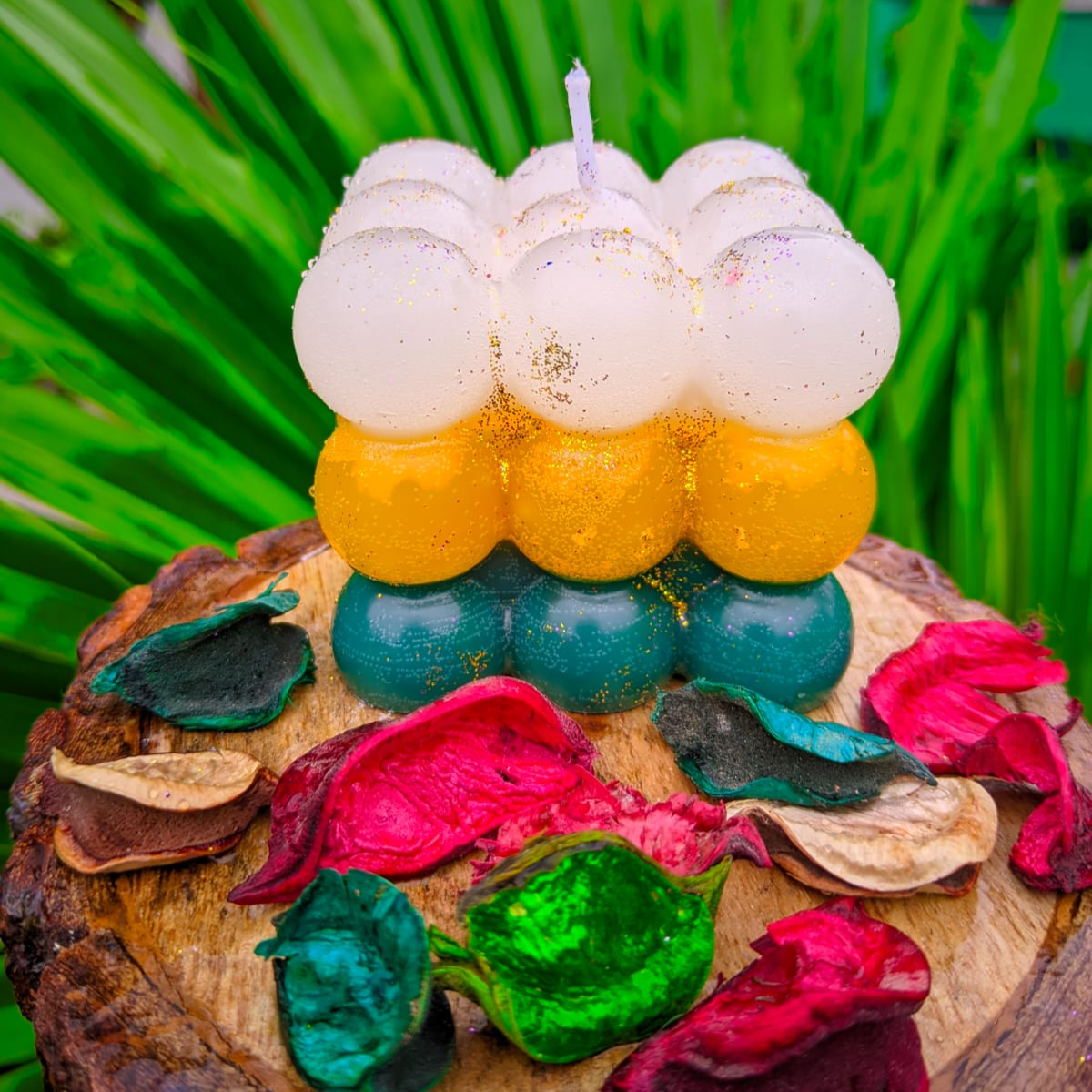 Scented Bubble Candle Jasmine