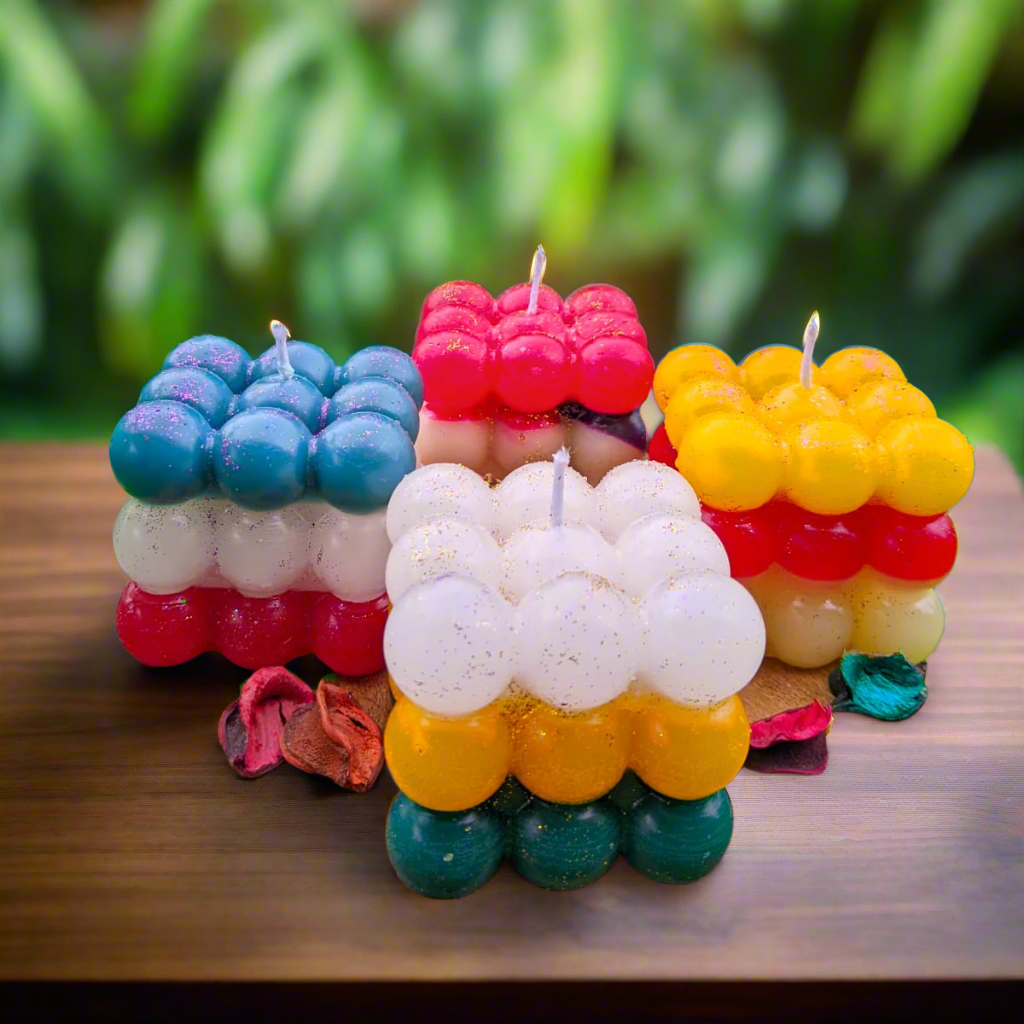 Scented  Bubble Candle1