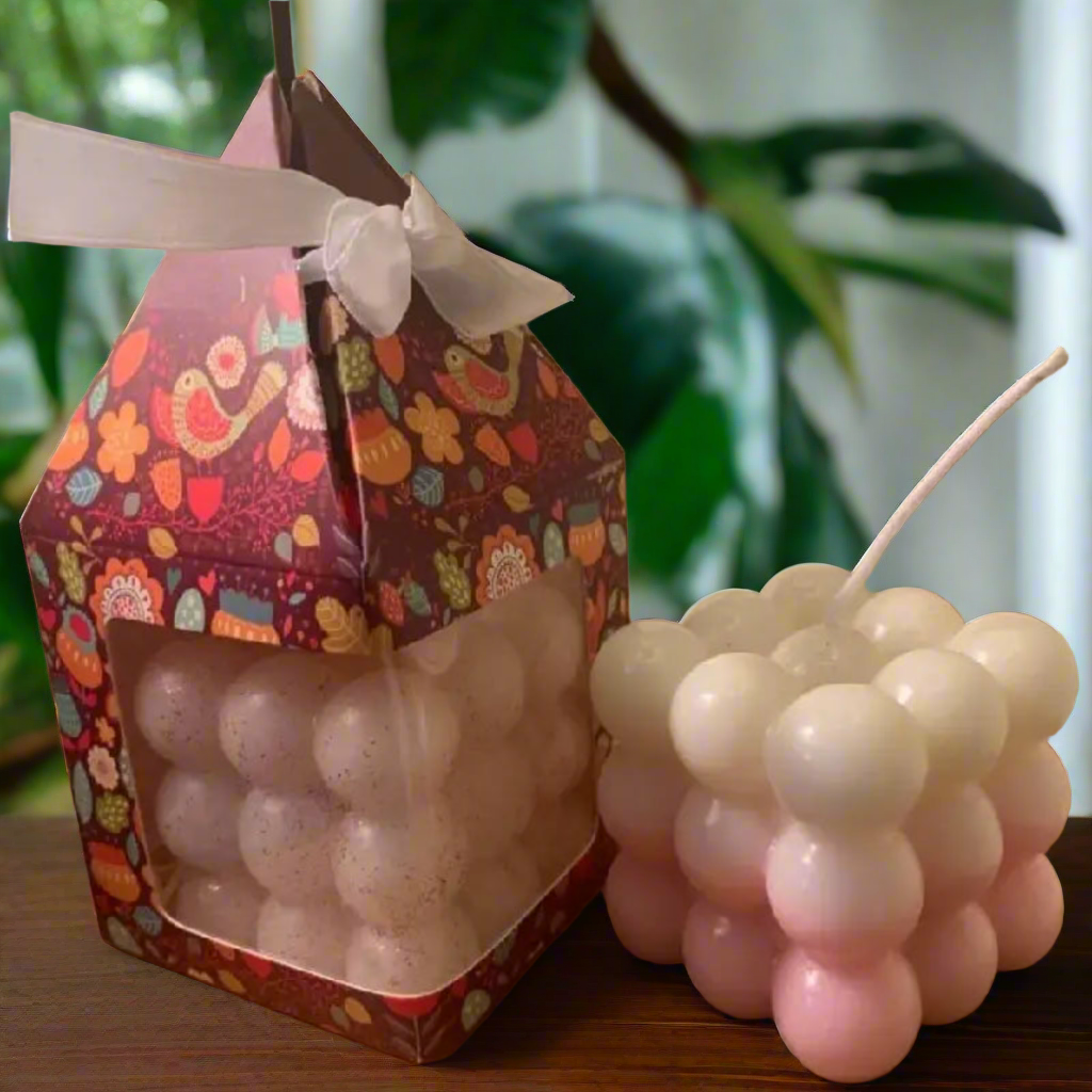 Scented  Bubble Candle Vanilla