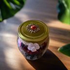 Potpourri in Decorated Glass Jar 