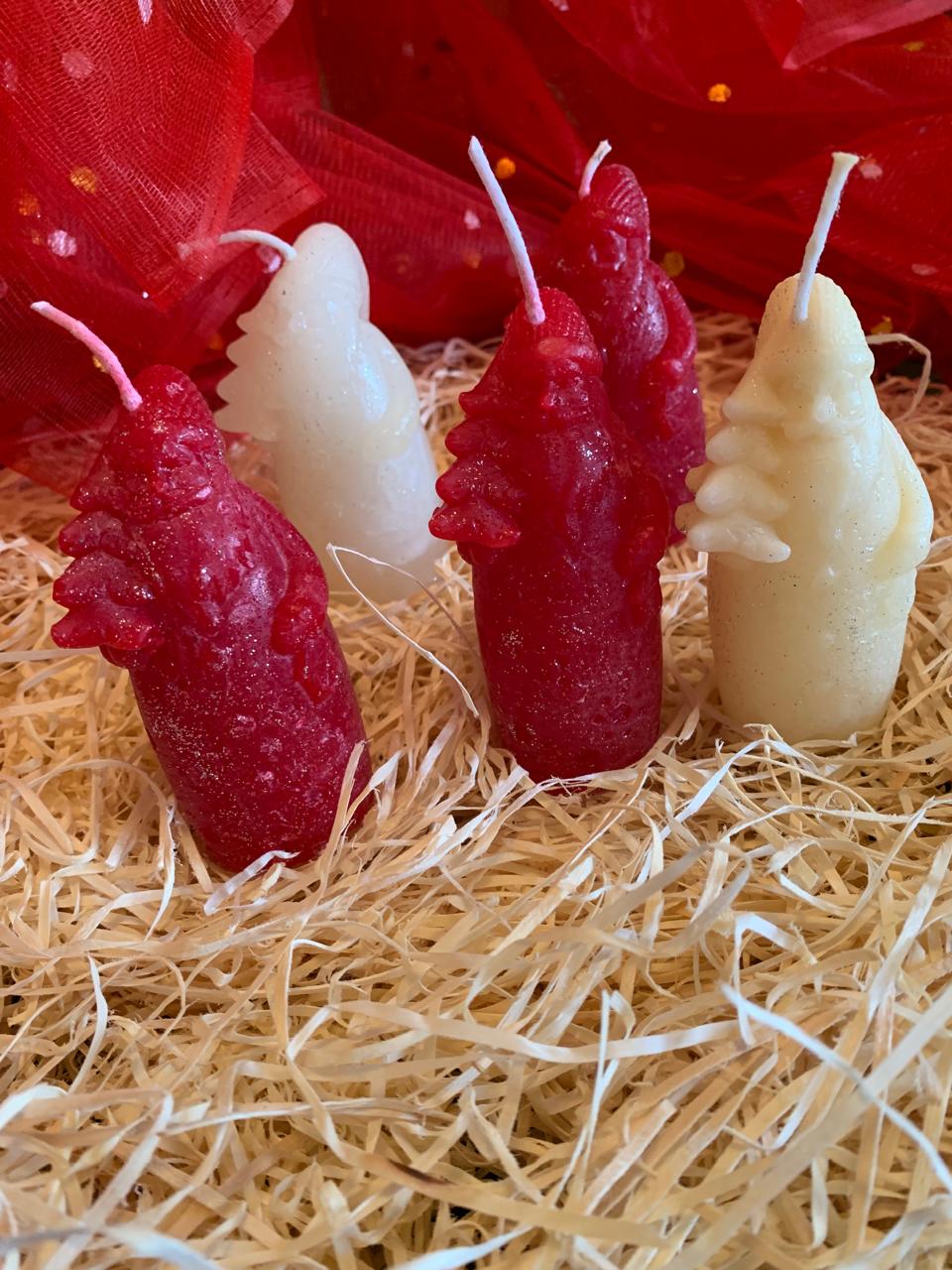 Christmas Standing Santa Scented Candle - Pack of 1