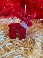 Christmas Reindeer Natural Wax Scented Candle - Pack of 1