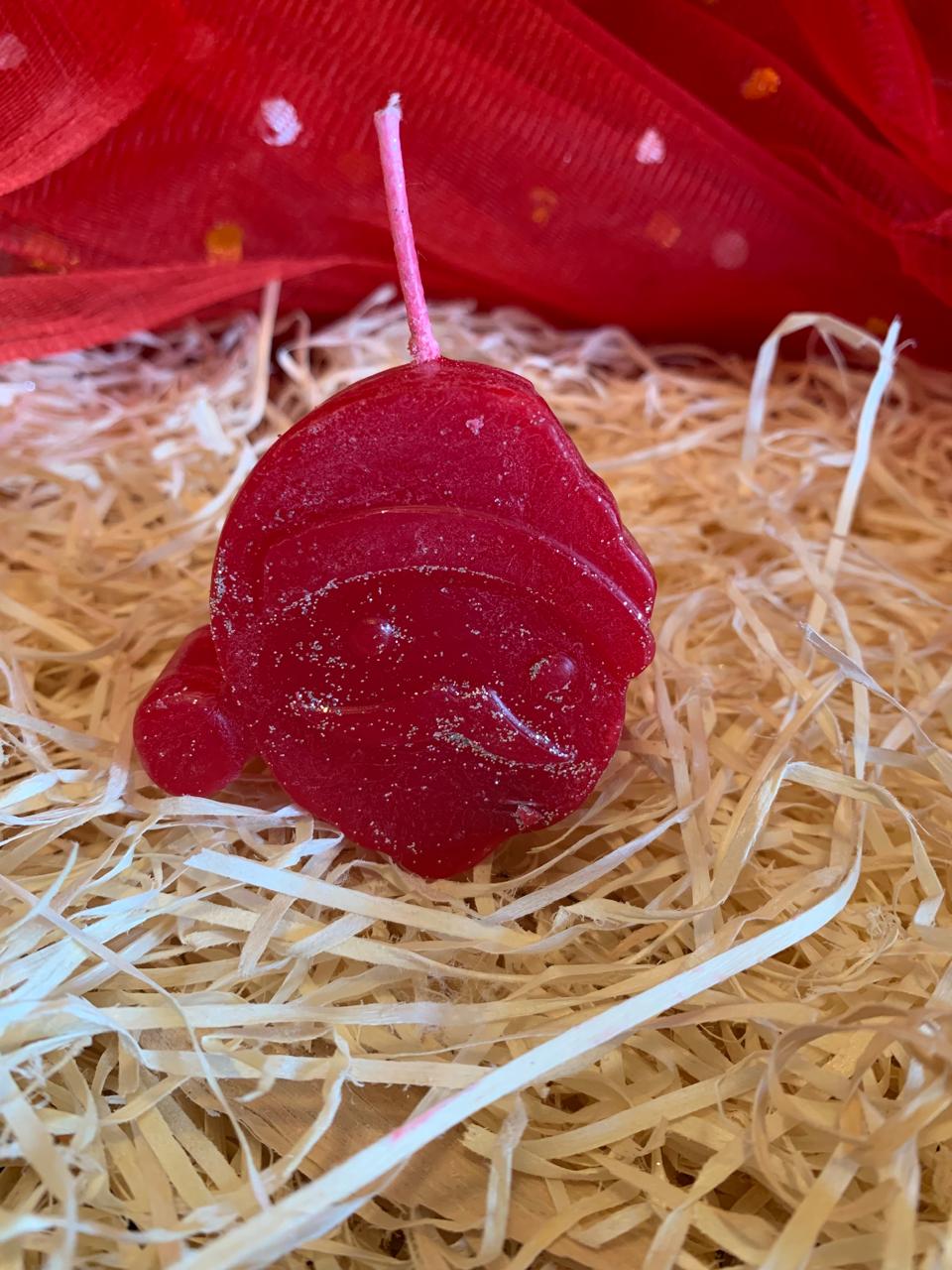 Christmas Santa Face Scented Candle - Pack of 2