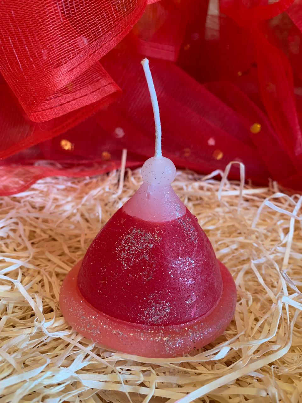 Christmas Santa Cap Scented Candle - Pack of 1