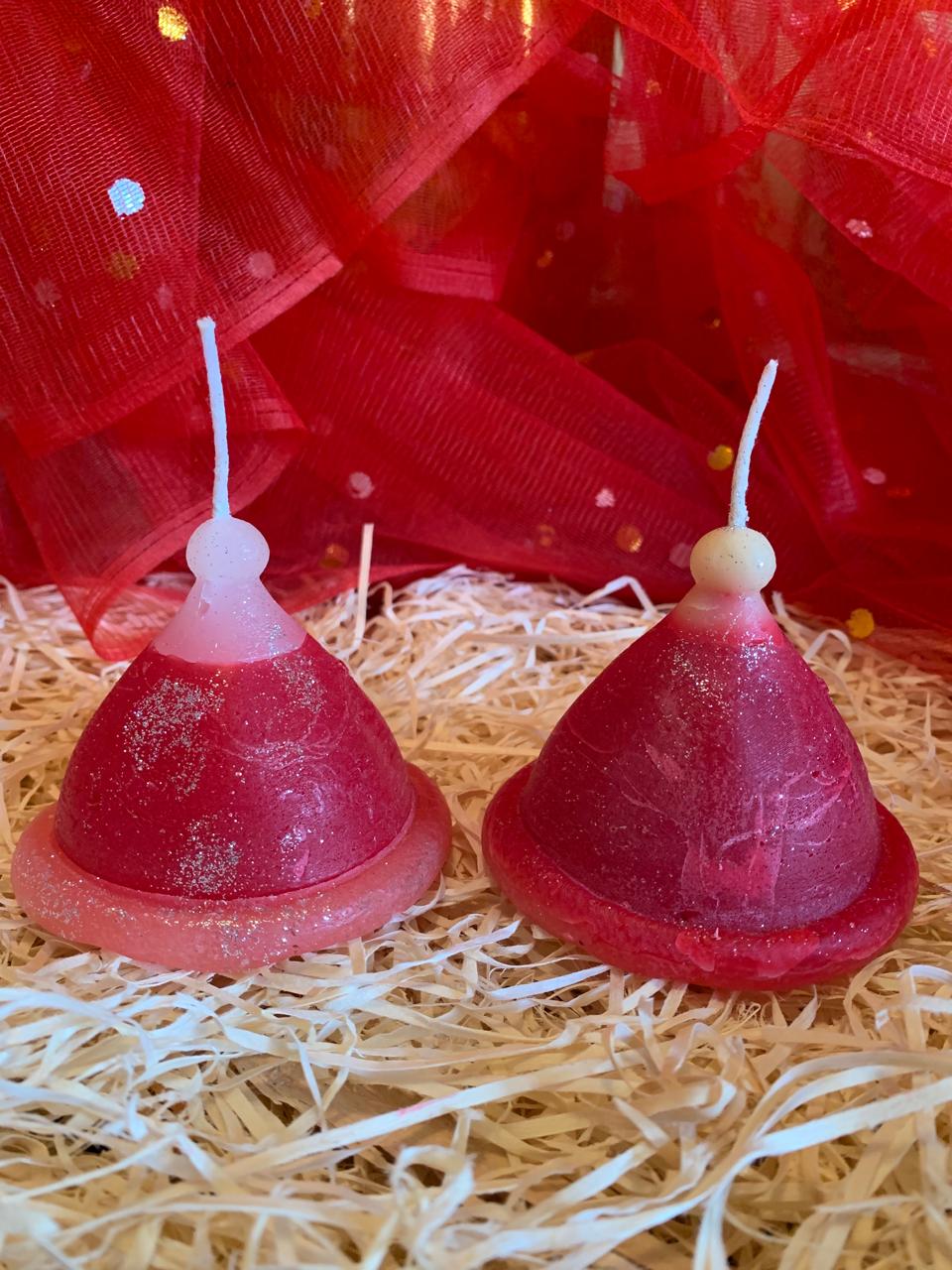 Christmas Santa Cap Scented Candle - Pack of 1