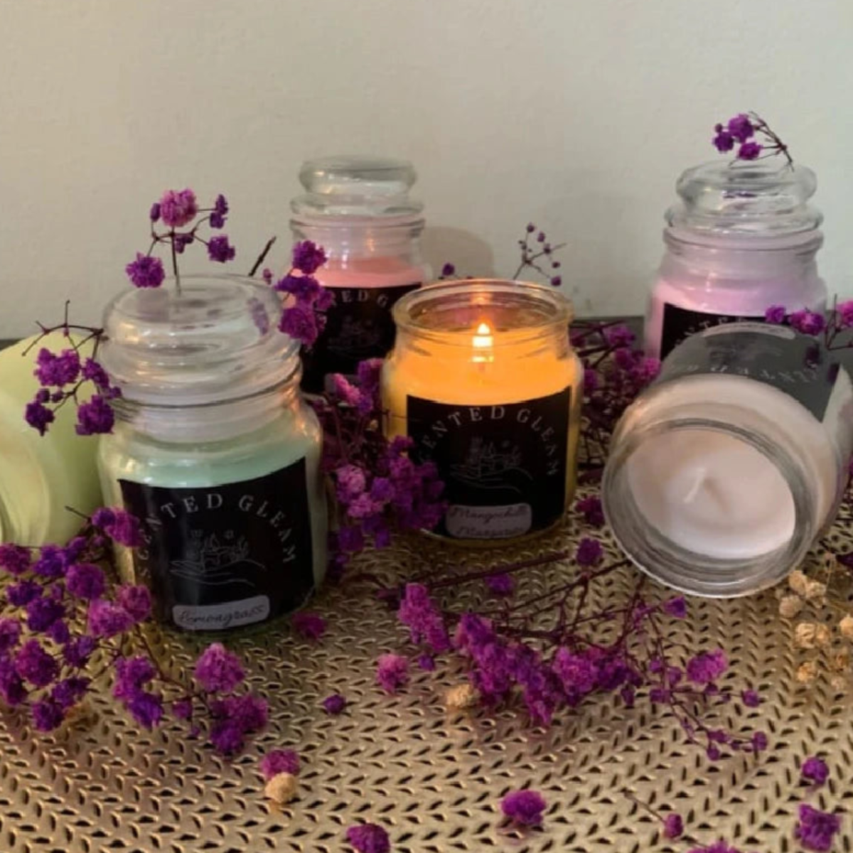 Yakini Glass Jar Scented Candle 