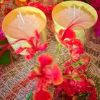 Yellow Metal Jar Scented Candle Midnight Jasmine