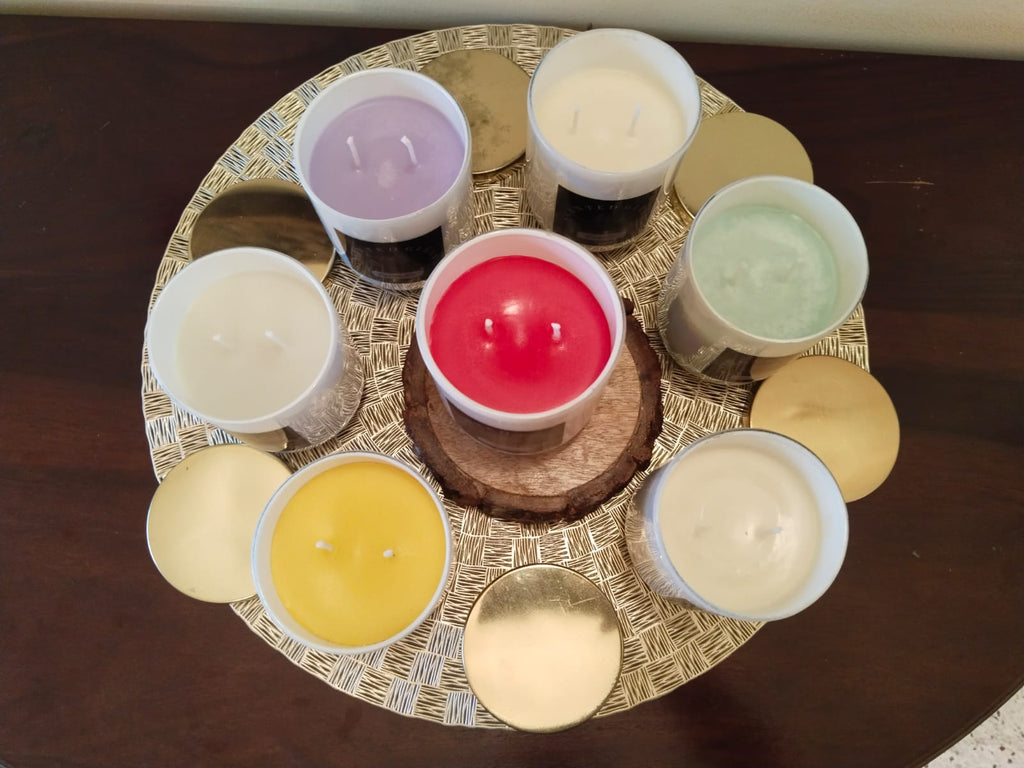 Premium Glass Jar Scented Candle - Pack of 1