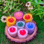 Votive Glass Candle Bucket Image Front