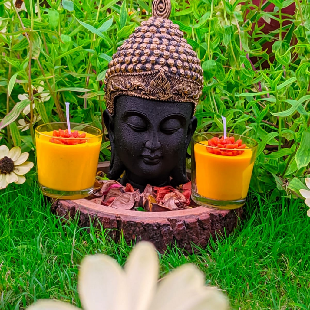 votive scented glass jar candle Mangochilli Margarita